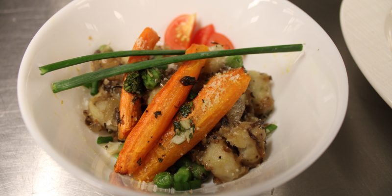 Ginger glazed asian stir-fry veggies at our cooking class NYC Ginger glazed asian stir-fry veggies at our cooking class NYC