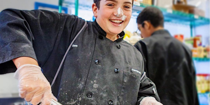 summer cooking camp fun